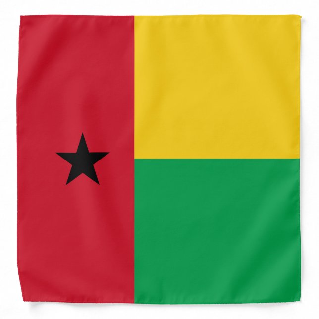 Guinea-Bissau flag Bandana (Front)
