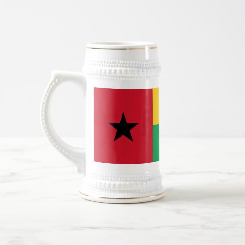 Guinea Bissau Flag Beer Stein