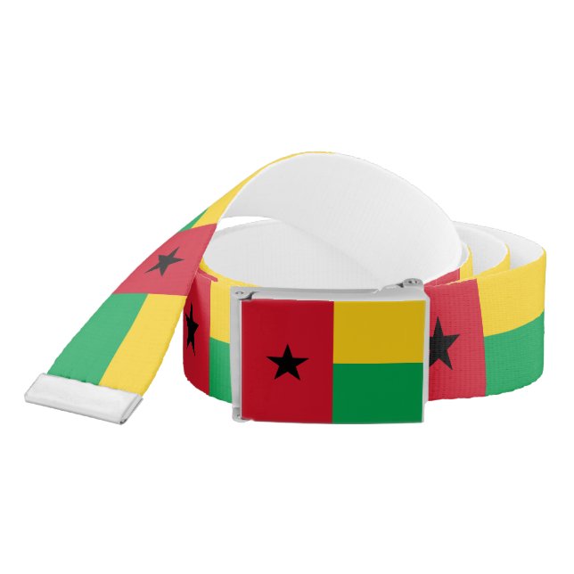 Guinea Bissau Flag Belt (Snake)