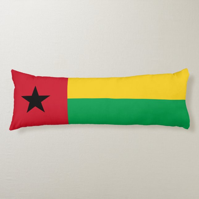 Guinea Bissau Flag Body Pillow (Front)