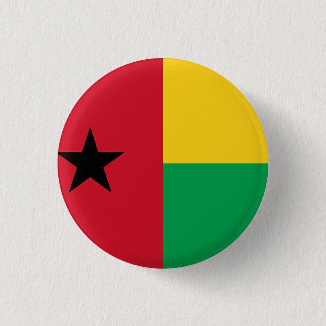 Guinea-Bissau Flag Button (Front)
