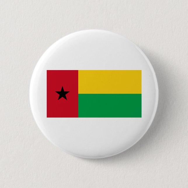 Guinea Bissau Flag Button (Front)