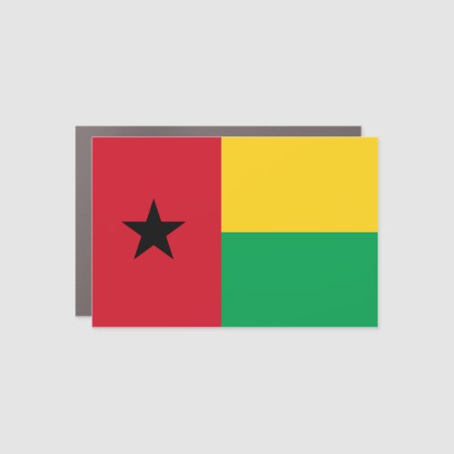 Guinea_Bissau Flag Car Magnet