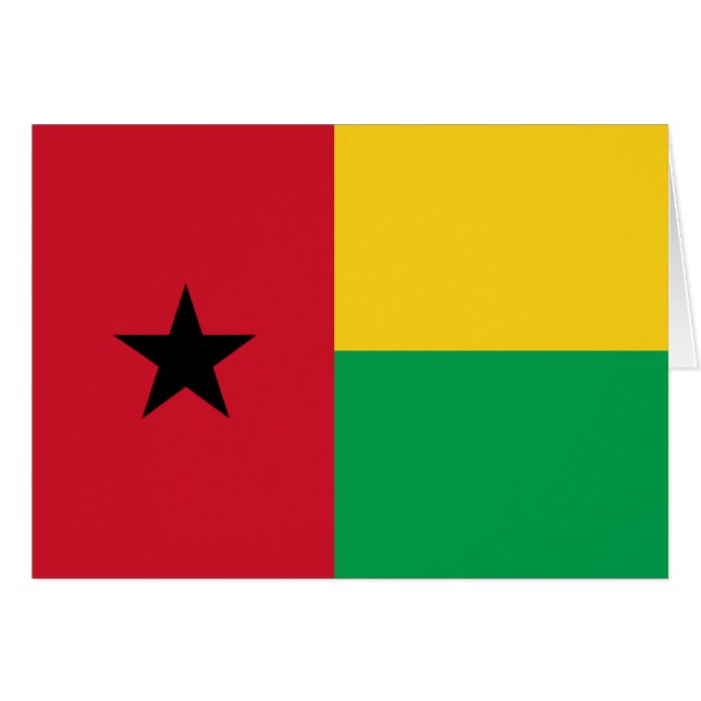 Guinea Bissau Flag Cards (Front Horizontal)