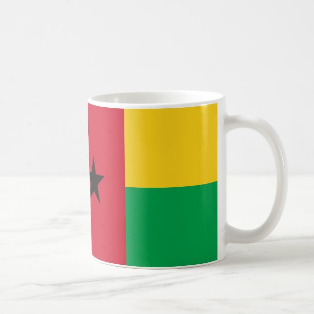Guinea-Bissau Flag Ceramic Mug (Right)
