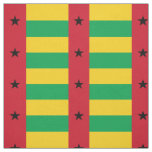Guinea Bissau Flag Fabric