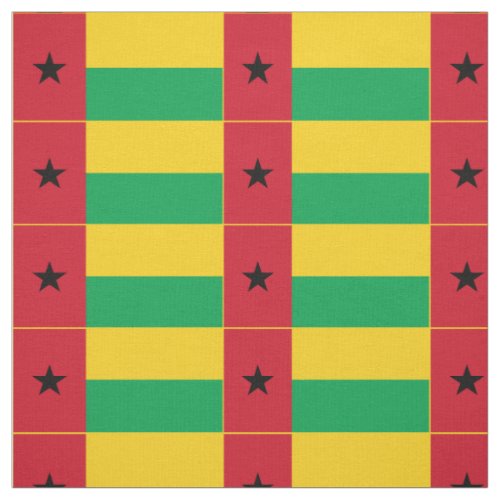 Guinea Bissau Flag Fabric