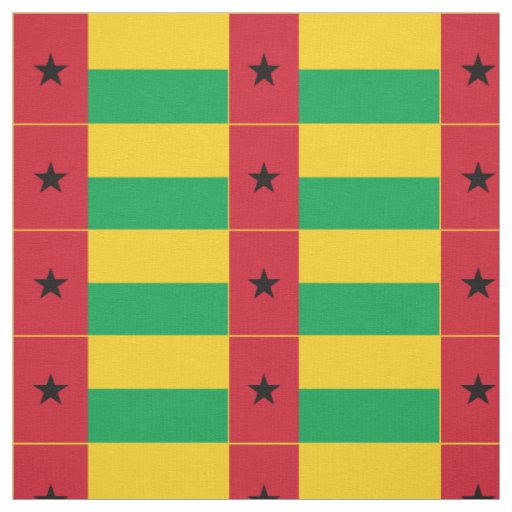 Guinea Bissau Flag Fabric