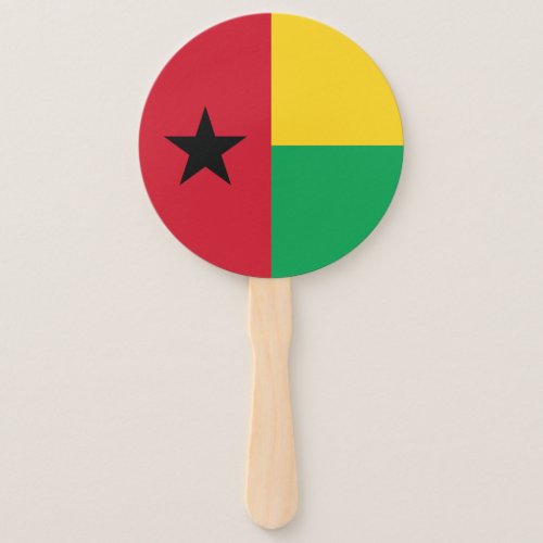 Guinea Bissau Flag Hand Fan