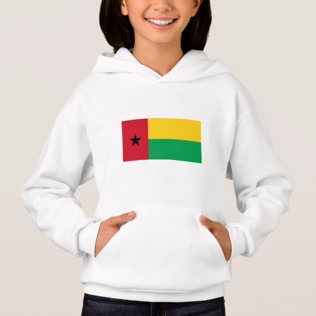 Guinea Bissau Flag Hoodie (Front)