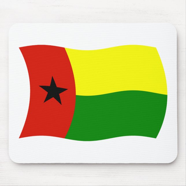 Guinea Bissau Flag Mousepad (Front)