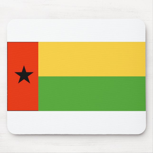 Guinea-Bissau Flag Mousepad (Front)