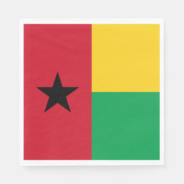 Guinea Bissau Flag Napkins (Front)