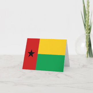 Guinea-Bissau Flag Notecard
