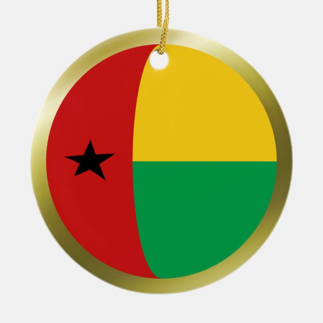 Guinea-Bissau Flag Ornament (Front)