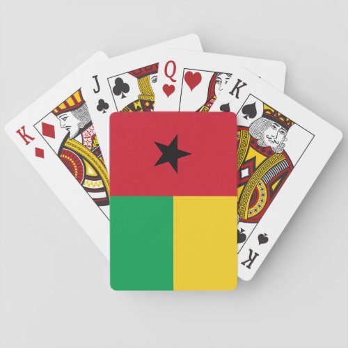Guinea Bissau Flag Playing Cards