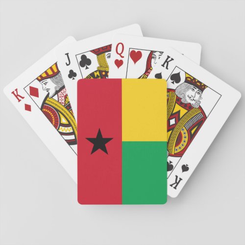 Guinea Bissau Flag Playing Cards