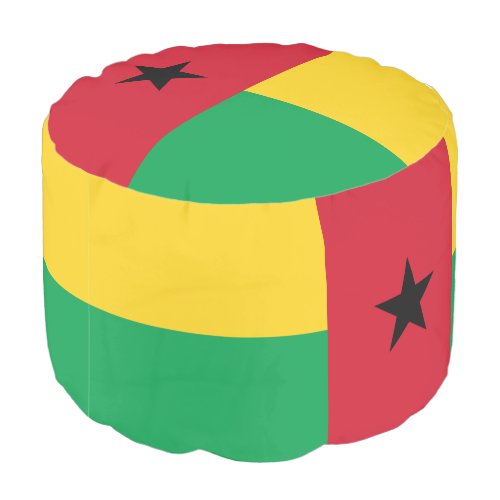 Guinea Bissau Flag Pouf