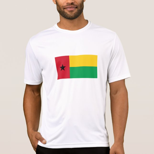 Guinea Bissau Flag T-Shirt (Front)