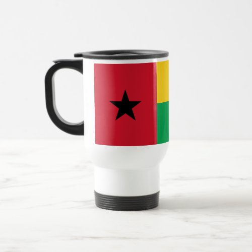 Guinea Bissau Flag Travel Mug