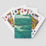 Guinea Bissau Illustration Travel Art Vintage Poker Cards