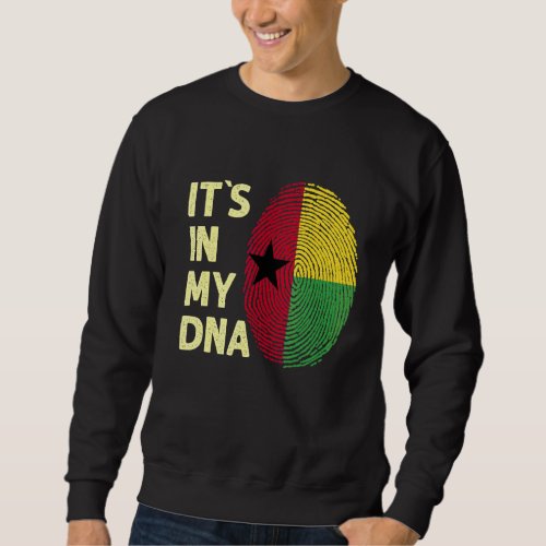 Guinea Bissau In My Dna Guinea Flag Team Guinea Bi Sweatshirt