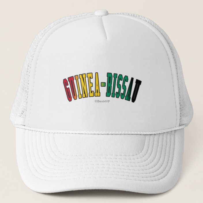 Guinea-Bissau in National Flag Colors Hat