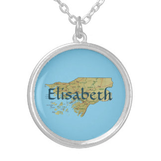 Guinea-Bissau Map + Name Necklace