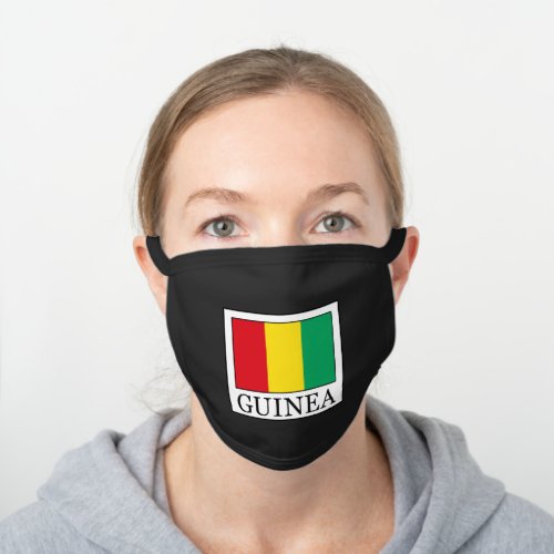 Guinea Black Cotton Face Mask