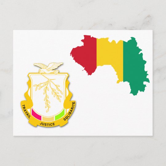 Guinea Coat of arms GN Postcard | Zazzle.com