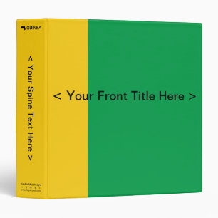Guinea-Conakry Flag Binder
