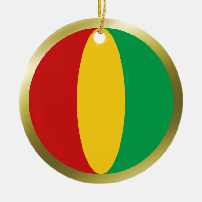 Guinea-Conakry Flag Ornament (Front)
