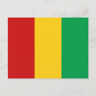 Guinea-Conakry Flag Postcard