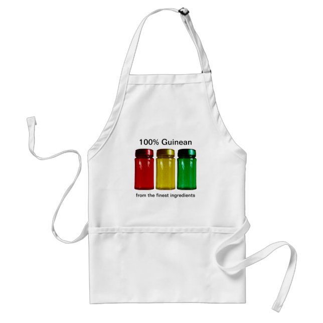 Guinea-Conakry Flag Spice Jars Apron (Front)