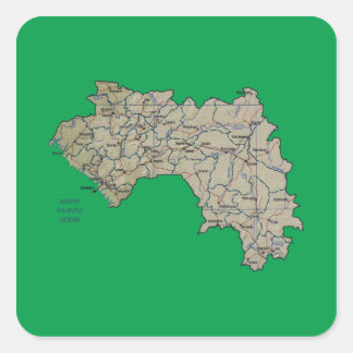 Guinea-Conakry Map Sticker