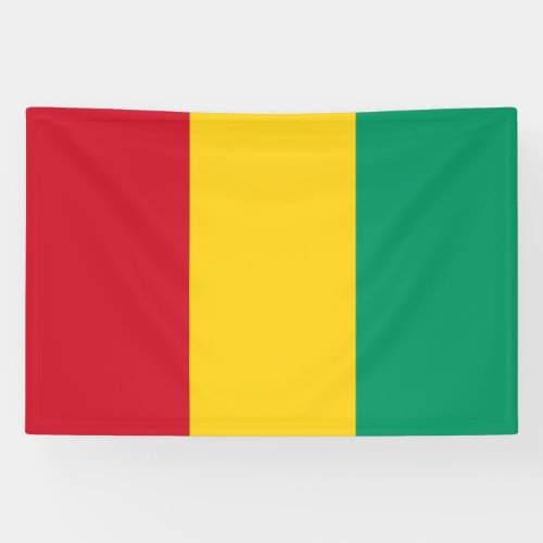 Guinea Flag Banner