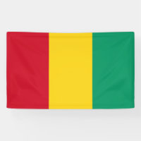 Guinea flag banner