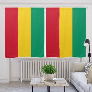Guinea flag blackout curtains
