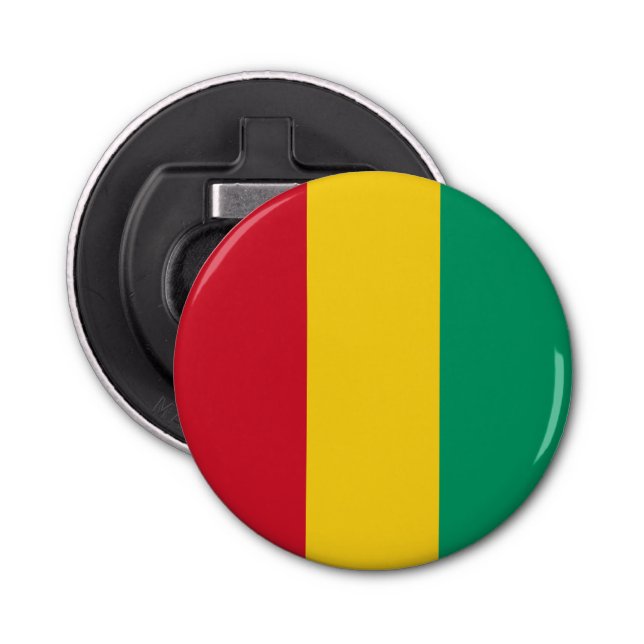 Guinea Flag Bottle Opener (Front)