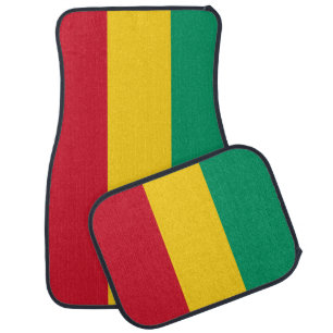 Guinea flag car floor mat