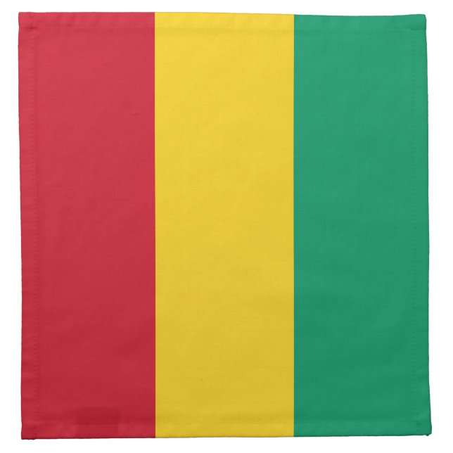Guinea Flag Cloth Napkin (Front)
