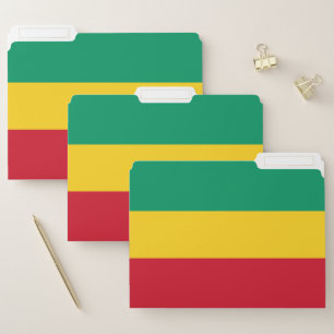 Guinea flag file folder