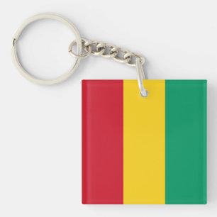 Guinea Flag Keychain