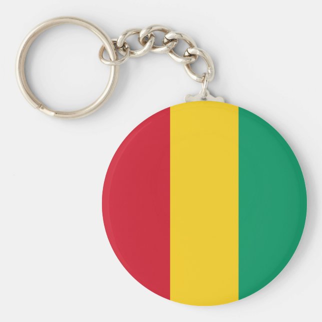 Guinea Flag Keychain (Front)