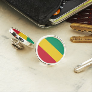 Guinea flag lapel pin