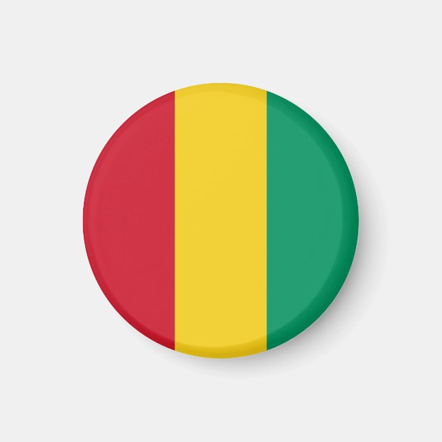 Guinea flag Magnet (Front)