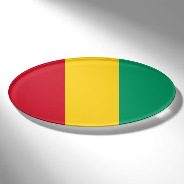 Guinea flag name tag (Front)