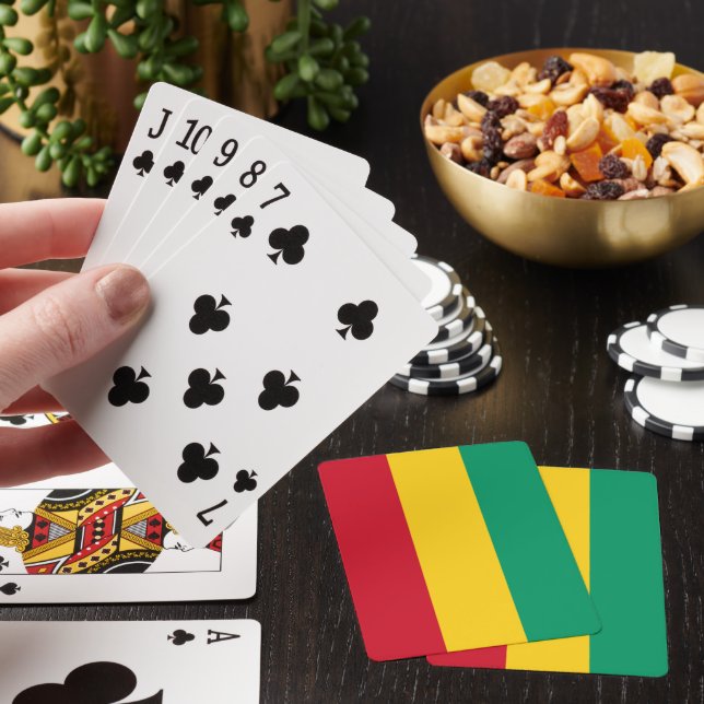 Guinea flag poker cards (In Situ)