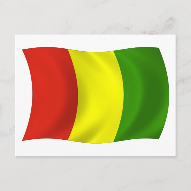 Guinea Flag Postcard (Front)