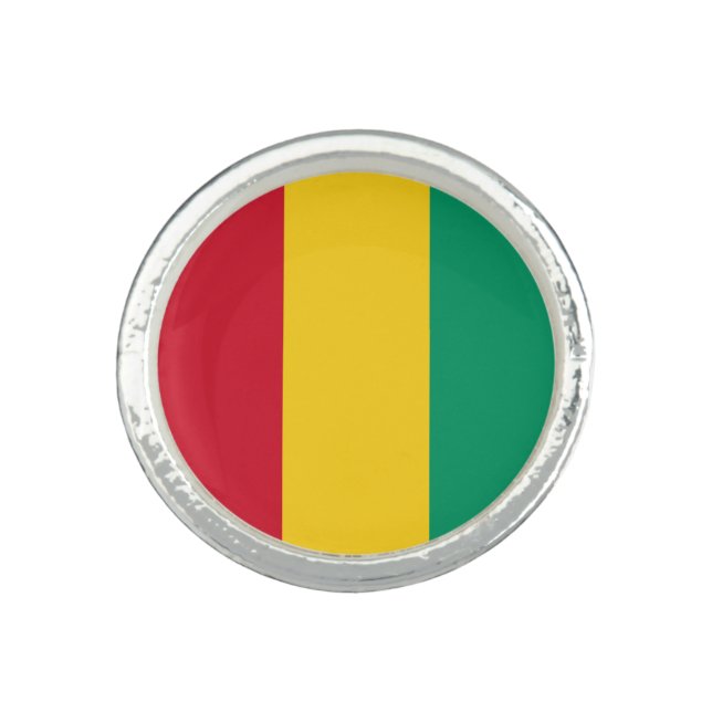 Guinea flag ring (Front)